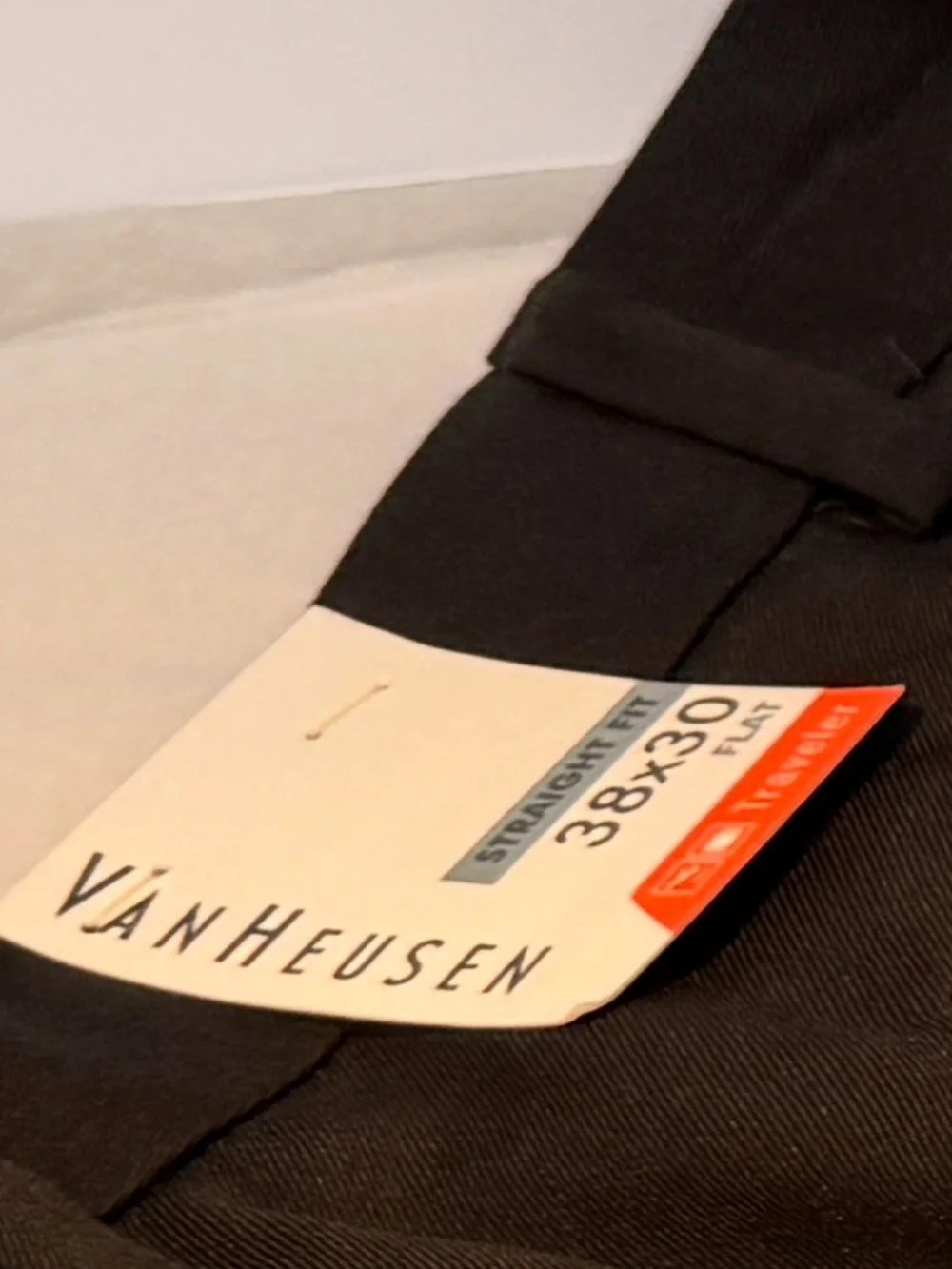Van Heusen-Ultimate No Iron Black Formal Dress Pants Sz 38/30